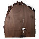 Pueblo campanario iglesia belén napolitano movimiento, estatuas 8-10 cm 90x80x60 cm s14