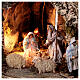 Nativity stable with two ovens 12 cm figurines, Neapolitan nativity 35x40x35 cm s2