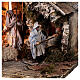Nativity stable with two ovens 12 cm figurines, Neapolitan nativity 35x40x35 cm s4