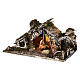 Stajenka z fontanną i sceną Narodzenia, do figurek 8 cm – szopka neapolitańska, 30×45×25 cm s3
