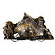 Stajenka z fontanną i sceną Narodzenia, do figurek 8 cm – szopka neapolitańska, 30×45×25 cm s6