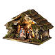 Hütte mit Stall für Neapolitanische Krippe, 20x30x20 cm s2