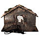Hütte mit Heiliger Familie für Neapolitanische Krippe, 25x35x20 cm s5