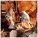 Cabaña Natividad henil estatuas 10 cm belén napolitano 30x35x25 cm s2