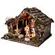 Szopka Bożonarodzeniowa z figurkami 10 cm, neapolitańska, 30x35x25 cm s3