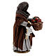 Gypsy woman with tomato basket statue, Naples nativity 10 cm s3