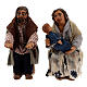 Family with child scene Neapolitan nativity 10 cm s2