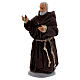 Pater Pia aus Terrakotta, 10 cm s3