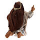 Kneeling man pointing Neapolitan Nativity Scene figurine 10 cm s4