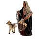 Kobieta z koszem i psem na smyczy, szopka neapolitańska 13 cm s2