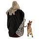 Mulher com cesto e cachorro com coleira para presépio napolitano com figuras de altura média 13 cm s4