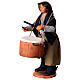 Man with drum Neapolitan nativity scene figurine 13 cm s3