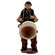 Man with drum Neapolitan nativity 13 cm s1