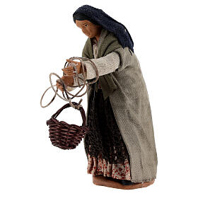 Scena paniere presepe napoletano 13 cm