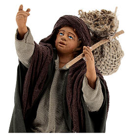 Chłopiec wędrownik, szopka neapolitańska 30 cm