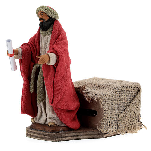 Animated King Herod statue, 12 cm Neapolitan nativity 3