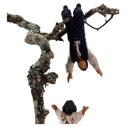Kinder spielend auf einem Baum Neapolitanische Krippe, 13 cm 2