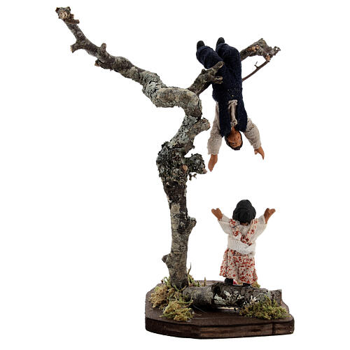 Kinder spielend auf einem Baum Neapolitanische Krippe, 13 cm 5