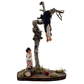 Niños que juegan en un árbol Nápoles 13 cm