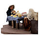 Animated dinner table scene 10 cm Neapolitan nativity s4