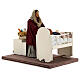 Woman rocking baby Neapolitan Nativity scene 12 cm s3