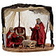 Playing soldiers tent Neapolitan Nativity scene 13 cm s1