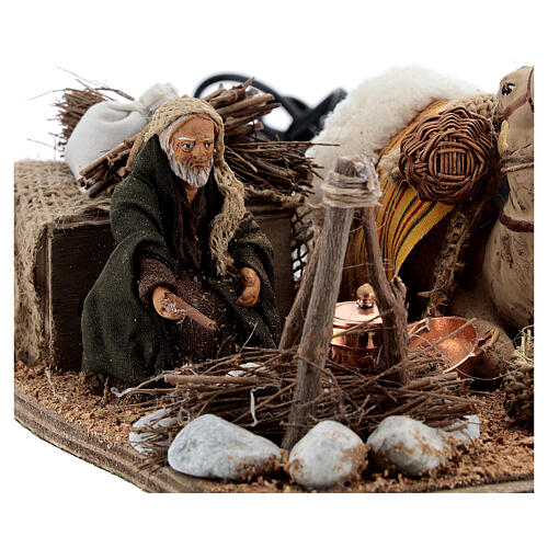 Camel rider Neapolitan Nativity scene 10 cm 2