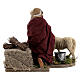 Pasterz i owca ruchoma figurka, szopka z Neapolu 14 cm s5