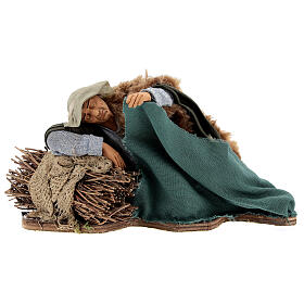 Sleeping shepherd Neapolitan Nativity scene 30 cm