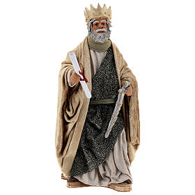 Król Herod, ruchoma figurka do szopki neapolitańskiej 24 cm