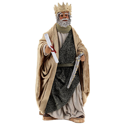 King Herod animated statue, 24 cm Naples nativity 1