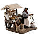 Animated spice seller statue, 12 cm Naples s4