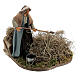 Animated farmer figure, 14 cm Neapolitan nativity s4