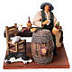 Drunken man in tavern Neapolitan Nativity scene 12 cm s1