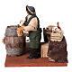 Drunken man in tavern Neapolitan Nativity scene 12 cm s5