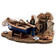 Man repairing boat, animated Neapolitan nativity 10 cm s4