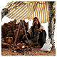Tent with bivouac Neapolitan Nativity scene 10 cm s2
