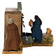 Moving couple at the fountain Neapolitan nativity 12 cm s4