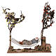 Man on hammock, animated Neapolitan nativity 14 cm s1