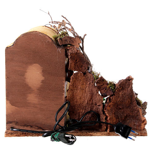 Ruchoma scena rolnika w ogrodzie, szopka neapolitańska 12cm 8