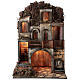 Village with stable and fountain 135x40x60 cm Neapolitan Nativity Scene with 24-30 cm figurines s1