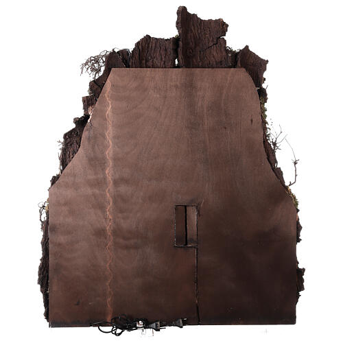 Wioska, młyn 180 stopni, 115x80x60 cm, szopka 10-13 cm 11