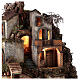 Wioska, młyn 180 stopni, 115x80x60 cm, szopka 10-13 cm s4