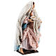 Virgem Maria com Menino Jesus imagem terracota para presépio napolitano com figuras de altura média 50 cm s4