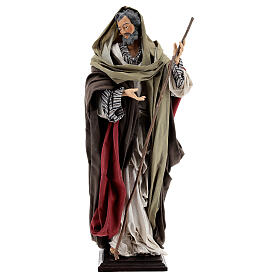 Saint Joseph statue terre cuite crèche 50 cm crèche napolitaine