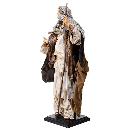 Saint Joseph statue terre cuite crèche 50 cm crèche napolitaine 3
