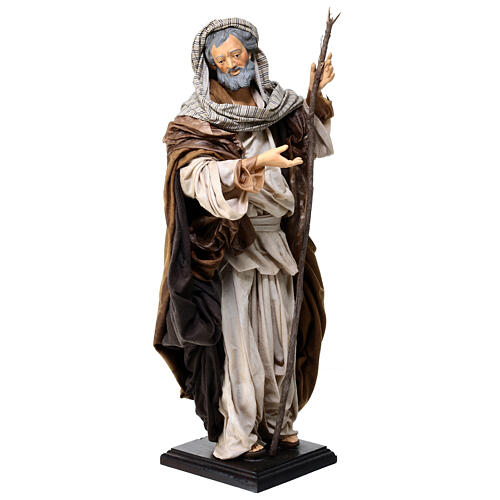 Saint Joseph statue terre cuite crèche 50 cm crèche napolitaine 4