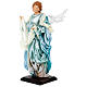 Blonde angel, Neapolitan nativity 45 cm terracotta cloth pedestal s3