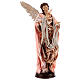 Moor angel on wood pedestal 45 cm terracotta Neapolitan Nativity Scene s3
