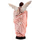 Moor angel on wood pedestal 45 cm terracotta Neapolitan Nativity Scene s6